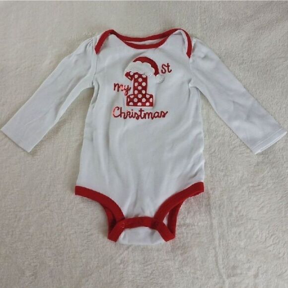 Koalakids My 1st Christmas Long Sleeve Jumpsuit - Picture 1 of 5